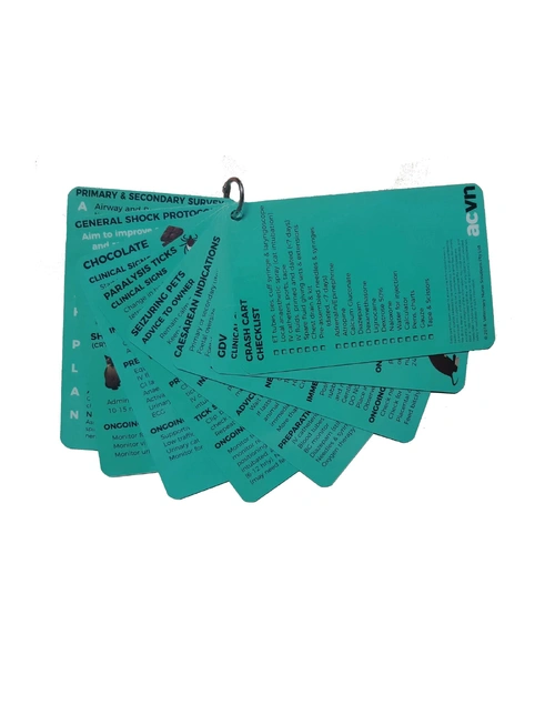 ACVN Emergency Nursing Card Pack 8 double sided