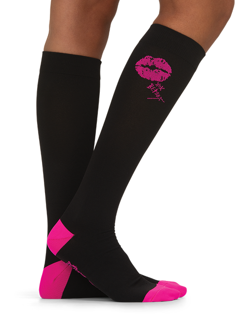 KOI Betsey Compression Socks - Black