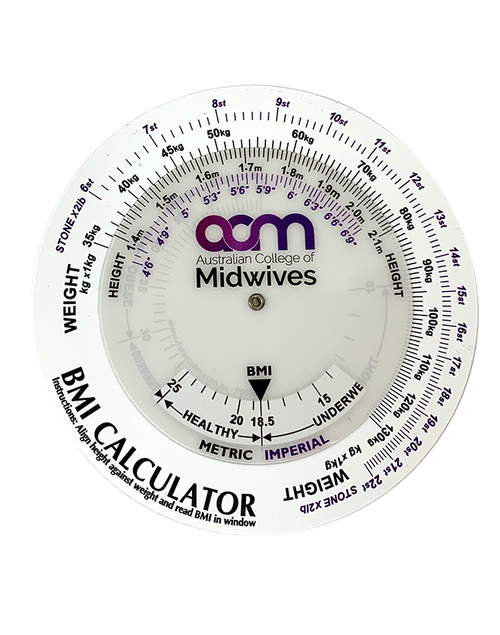 BMI Calculator Wheel