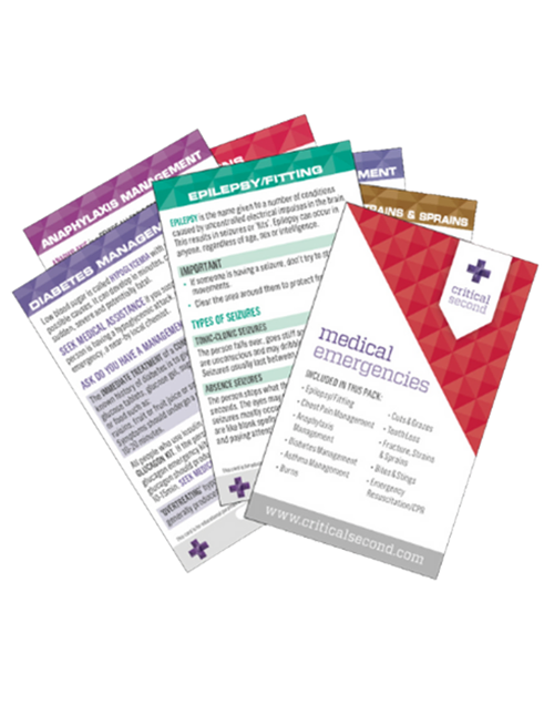 Critical Second Medical Emergencies Card Pack