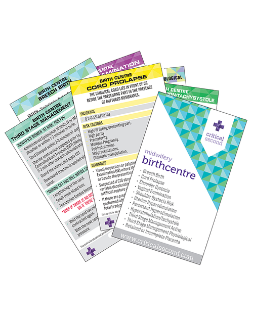 Critical Second Midwifery Birth Centre Card Pack