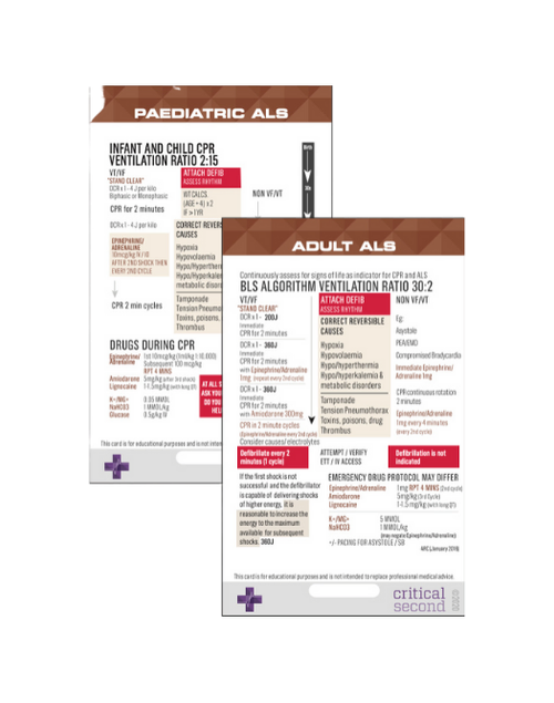 Critical Second Advanced Life Support Card