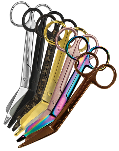 Curved Scissors Metallic