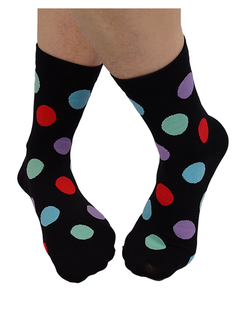 elitecare Dots Crew Compression Socks 