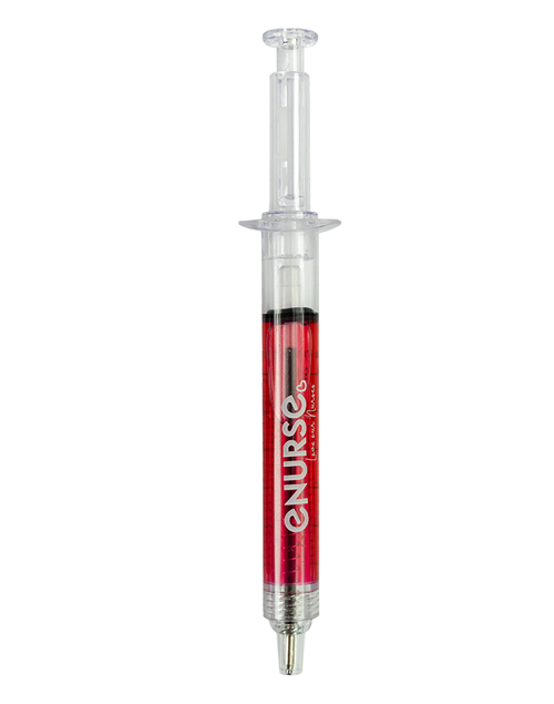 Novelty Syringe Pen Pink