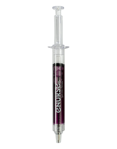 Novelty Syringe Pen Purple