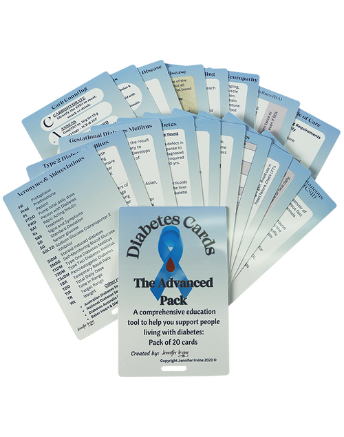 Diabetes Cards - The Advanced Pack 20 cards