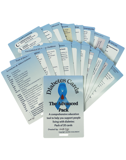 Diabetes Cards - The Advanced Pack 20 cards