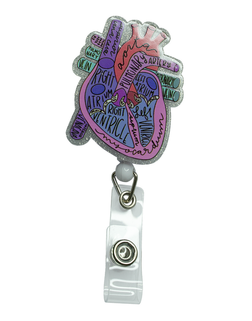 Anatomical Heart Pocket Clip