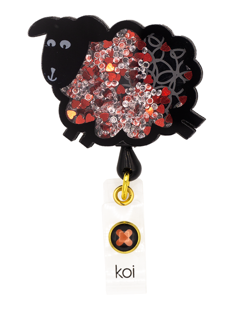 koi Black Sheep Shaker Badges 