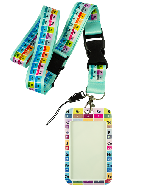 Periodic Table Lanyard & ID Holder