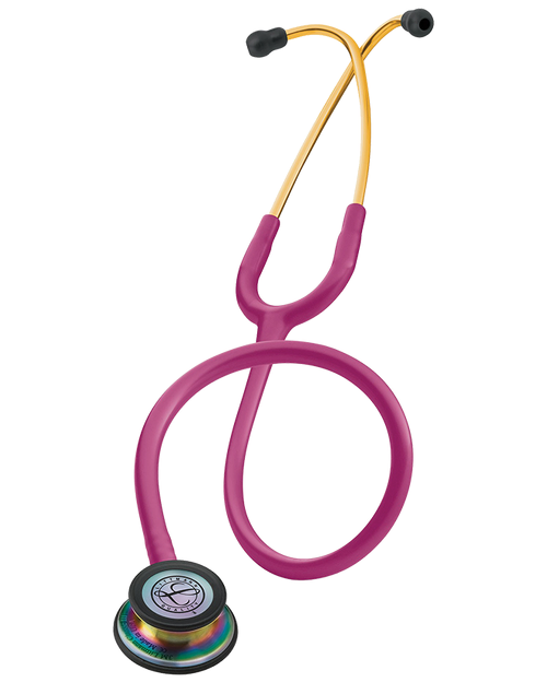 3M Littmann Classic III Stethoscope - Raspberry / Rainbow