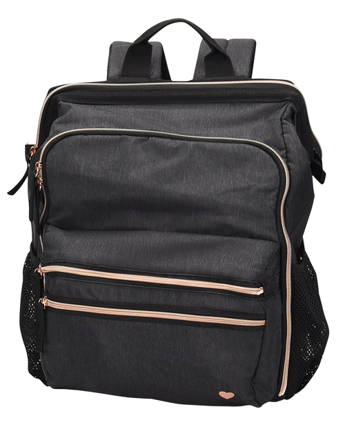 Nurse Mates Ultimate Back Pack - Charcoal Rose Gold