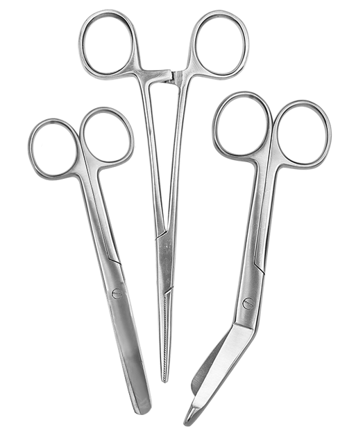 Scissors and Forcep (3 Pack) PLAIN