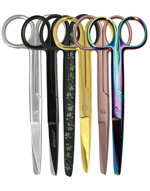 Straight Scissors Metallic