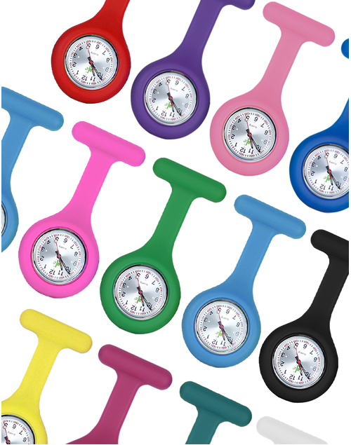 Waterproof Silicone FOB Watch - PLAIN